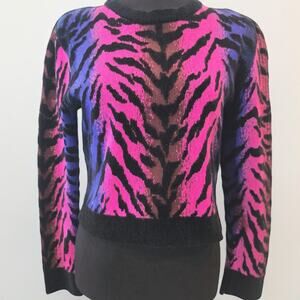 Ronny Kobo Mekette Animal Print Sweater